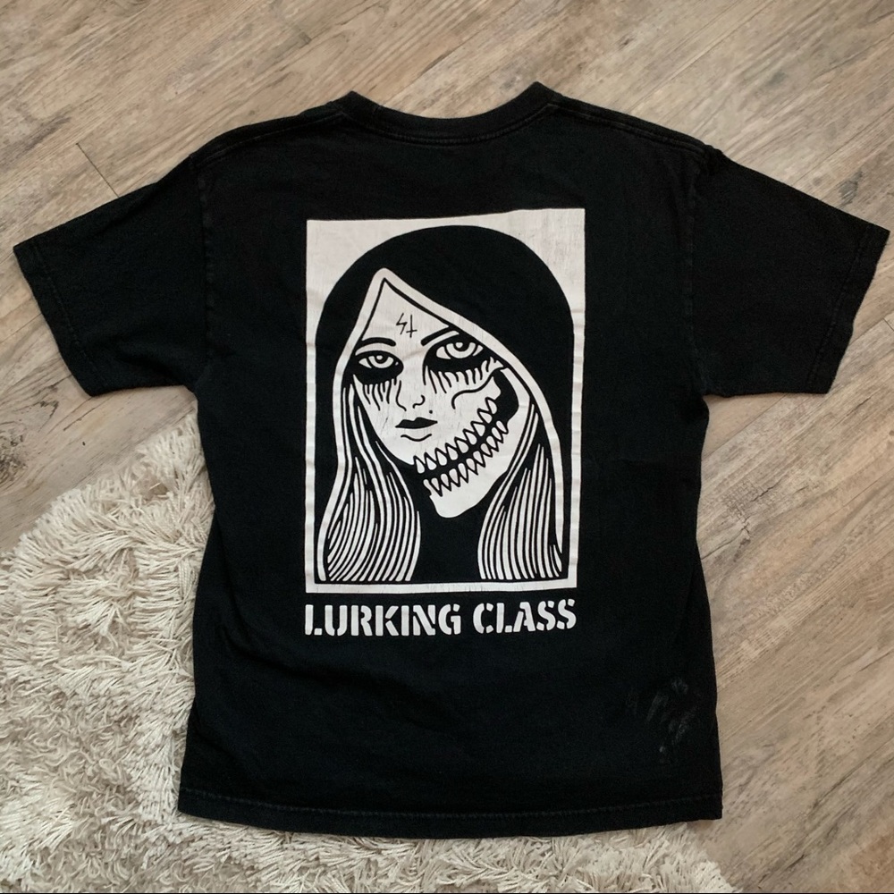 Lurking Class Men’s Black Tee With Graphic Back